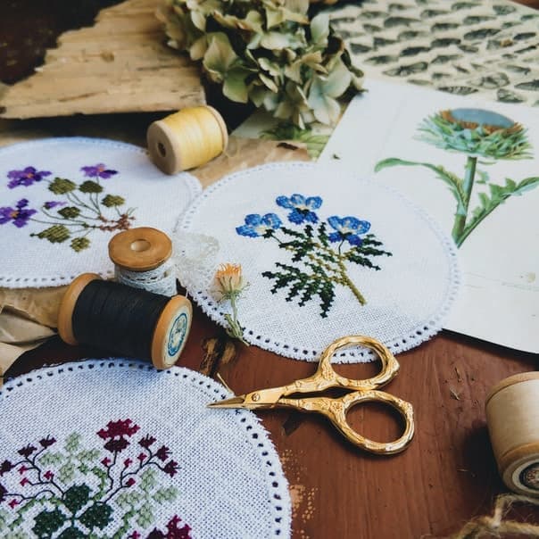 Autour du fil #2 – Broderie au point compté Séance 1/2